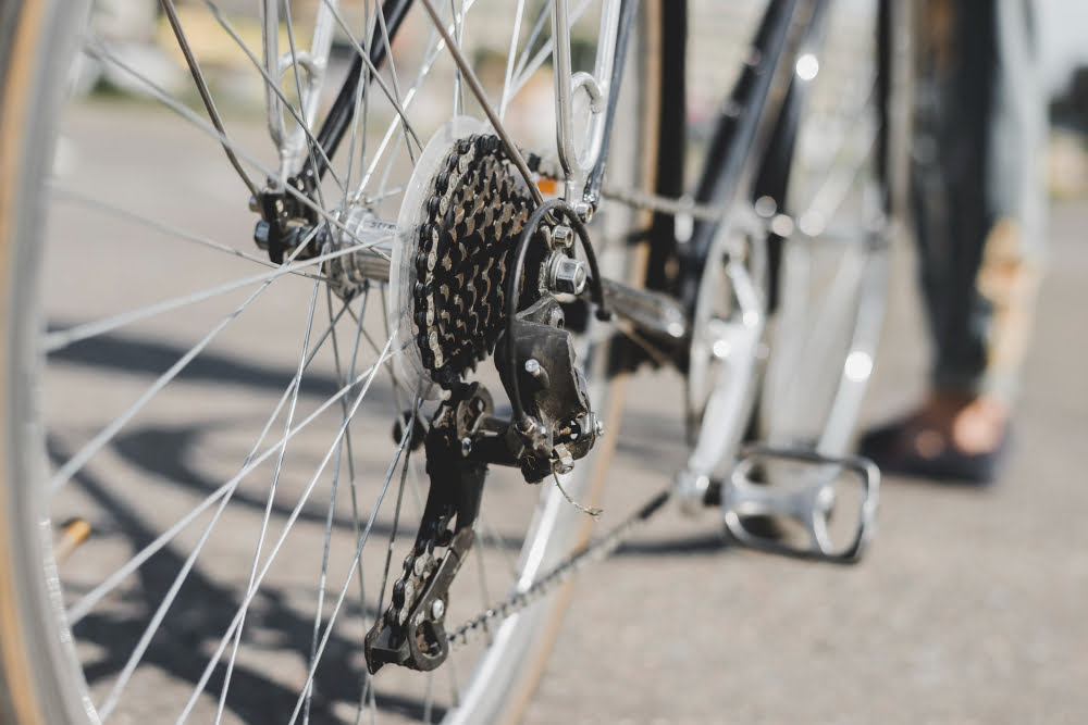 De inklapbare fietsendrager